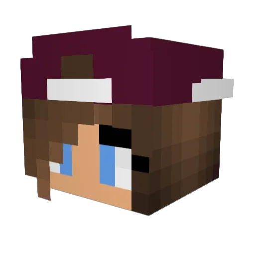 SmillaPetersson Minecraft avatar head, 3D render