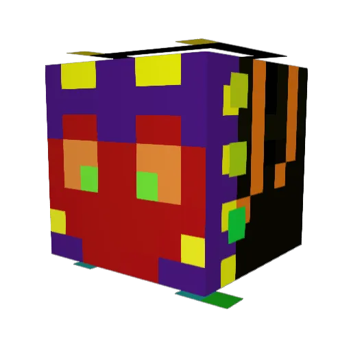 Smillann Minecraft avatar head, 3D render