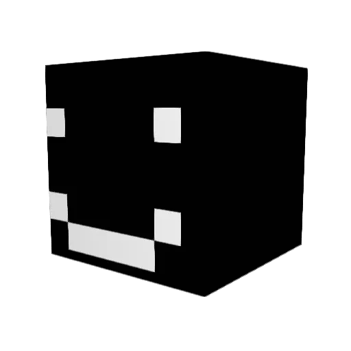 Smily_gaming Minecraft avatar head, 3D render