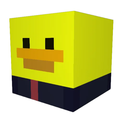 Smilyx Minecraft avatar head, 3D render