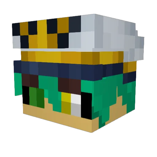 Sminer13 Minecraft avatar head, 3D render