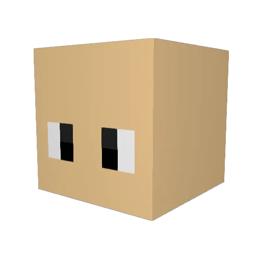 Sminkiolz Minecraft avatar head, 3D render