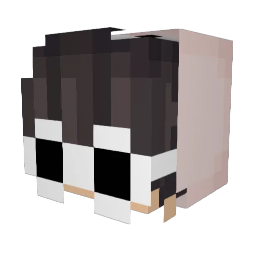SminkyWinky Minecraft avatar head, 3D render