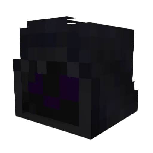 SmirnoffICE Minecraft avatar head, 3D render