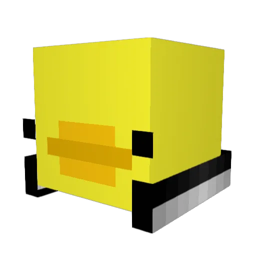 SmiteCar Minecraft avatar head, 3D render