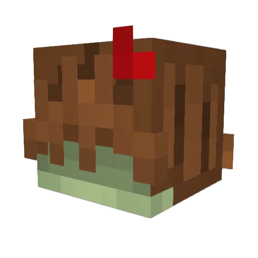 Smitelyy Minecraft avatar head, 3D render