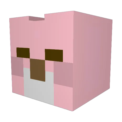 SmithAHa Minecraft avatar head, 3D render