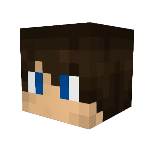 Smith_Alan Minecraft avatar head, 3D render