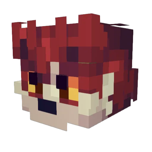 Smith_Jr Minecraft avatar head, 3D render
