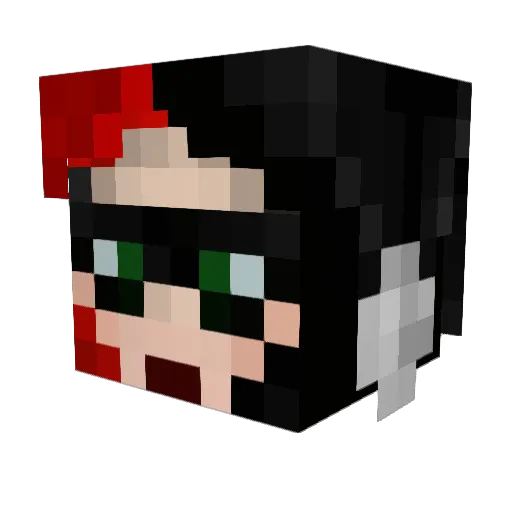 Smithach Minecraft avatar head, 3D render