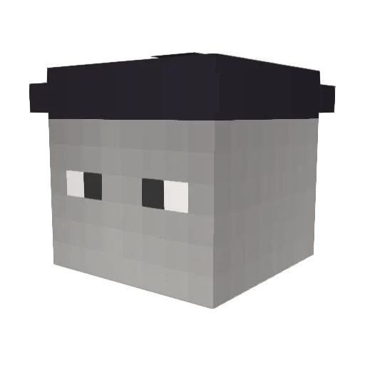 Smithinhio Minecraft avatar head, 3D render