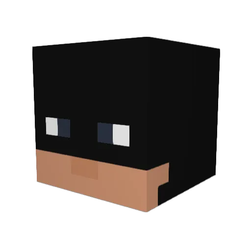 Smithx12 Minecraft avatar head, 3D render