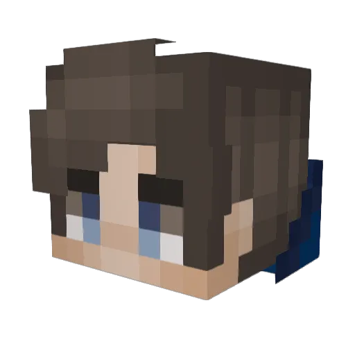 Smithy2K Minecraft avatar head, 3D render