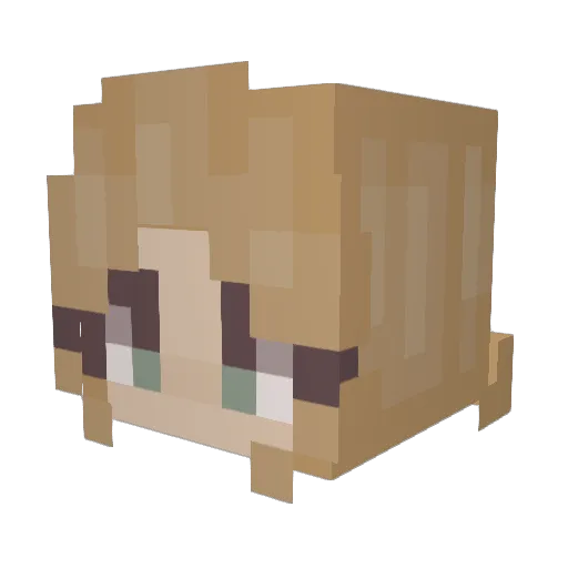 Smithygrams Minecraft avatar head, 3D render