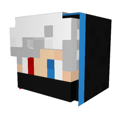 Smittaaa Minecraft avatar head, 3D render