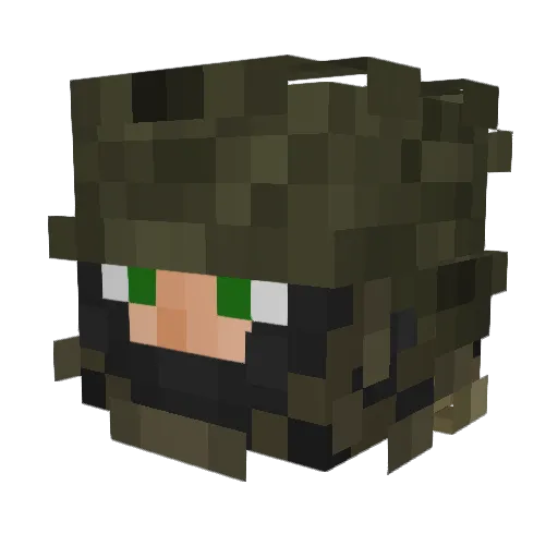 Smitty6277 Minecraft avatar head, 3D render