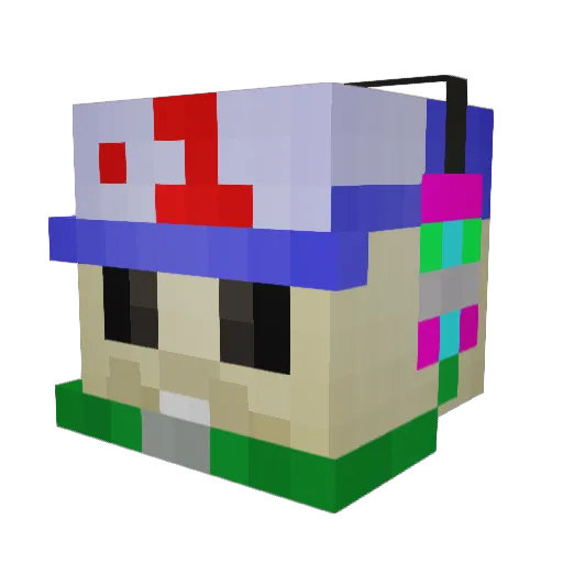 SmittyWasNumber1 Minecraft avatar head, 3D render