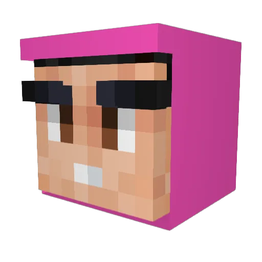 Smittyxd Minecraft avatar head, 3D render