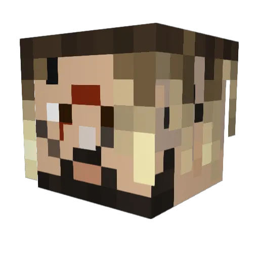 Smivy04 Minecraft avatar head, 3D render