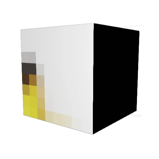 Smizeyz Minecraft avatar head, 3D render