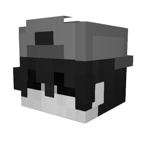 Smizinx7 Minecraft avatar head, 3D render