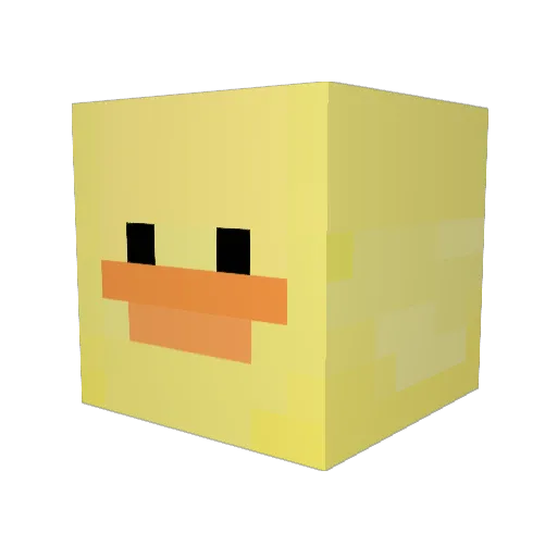 SmoKingDuck9 Minecraft avatar head, 3D render