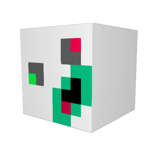 SmoRagon Minecraft avatar head, 3D render