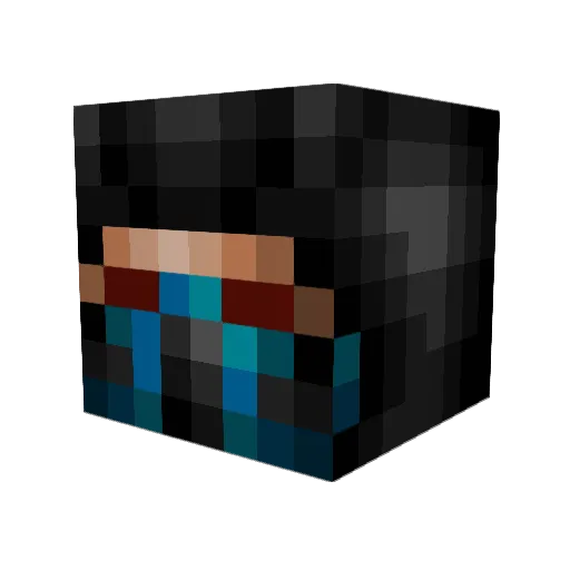 Smoakke Minecraft avatar head, 3D render