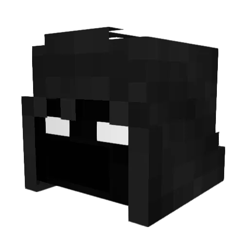 SmogX Minecraft avatar head, 3D render