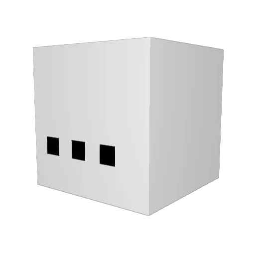 Smoggish Minecraft avatar head, 3D render