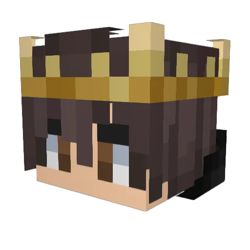 Smoke189 Minecraft avatar head, 3D render