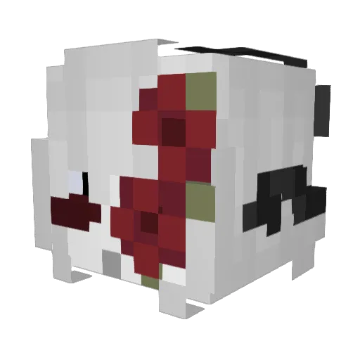 Smoke7282 Minecraft avatar head, 3D render