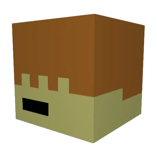 SmokeDogg3960 Minecraft avatar head, 3D render