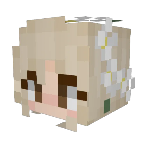 SmokeMarijaneQc Minecraft avatar head, 3D render