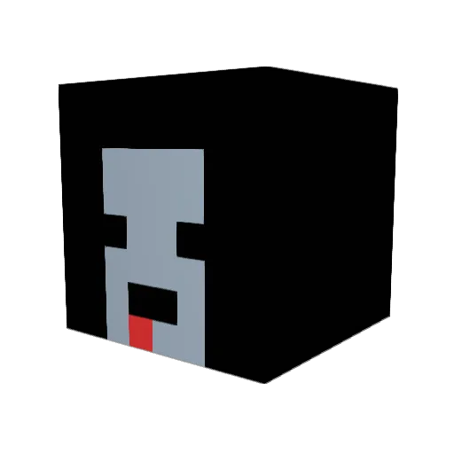 SmokeSum Minecraft avatar head, 3D render