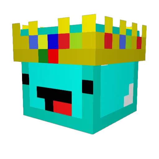 SmokeTIR Minecraft avatar head, 3D render
