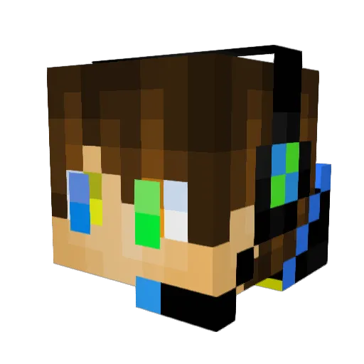 SmokeTiger1337 Minecraft avatar head, 3D render