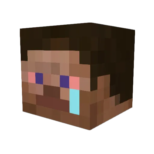 SmokeWeedleErday Minecraft avatar head, 3D render