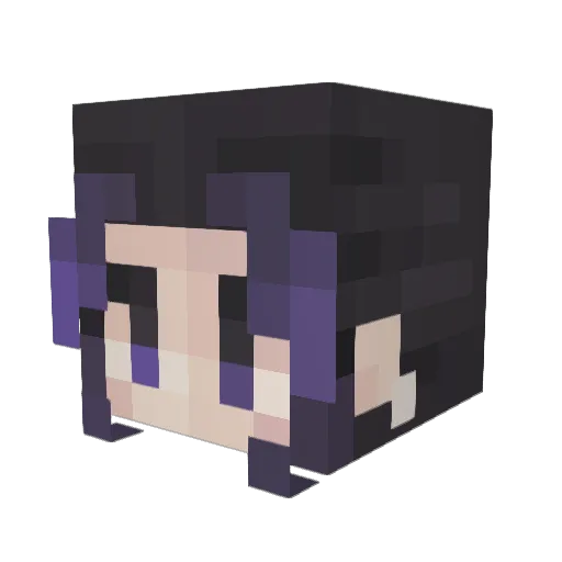 SmokeZG Minecraft avatar head, 3D render