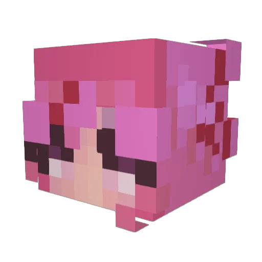 Smoke_The_Cat Minecraft avatar head, 3D render