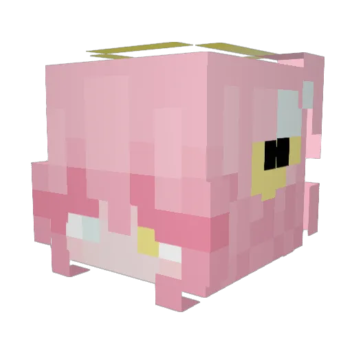 Smoke_Y Minecraft avatar head, 3D render