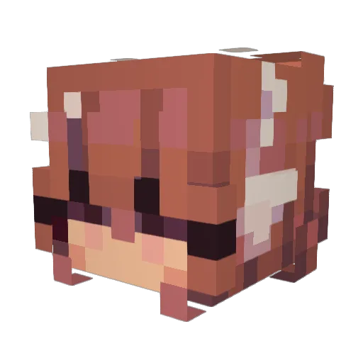 SmokedPineapple Minecraft avatar head, 3D render