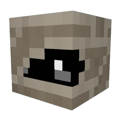 SmokenPoptarts Minecraft avatar head, 3D render