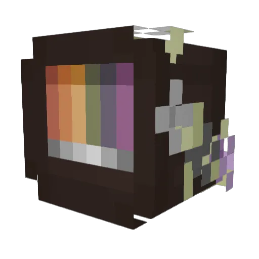 Smokerxx Minecraft avatar head, 3D render