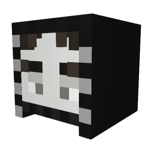 SmokesMcHuffin Minecraft avatar head, 3D render