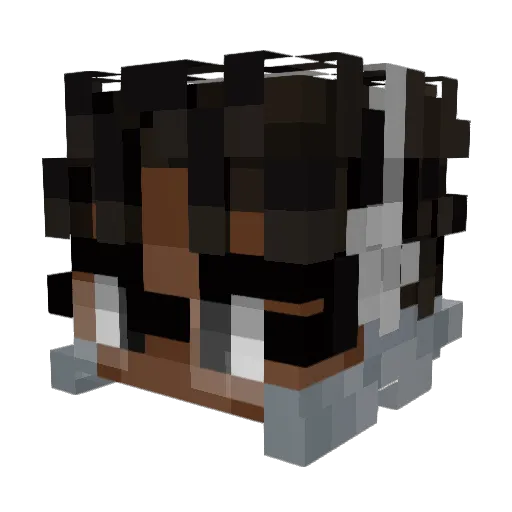 Smokey8900 Minecraft avatar head, 3D render
