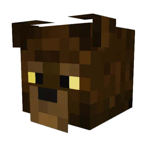 SmokeyAFR Minecraft avatar head, 3D render