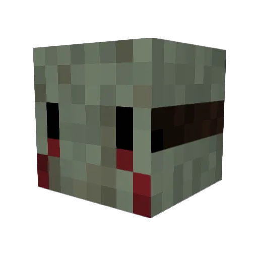 Smokey_mann Minecraft avatar head, 3D render