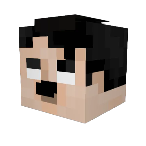 Smokeymount29 Minecraft avatar head, 3D render