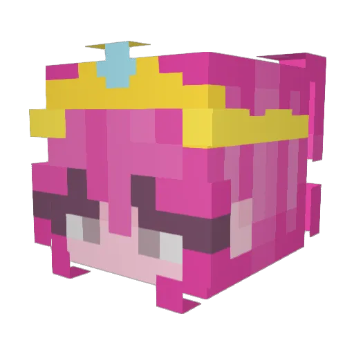 Smokezinha Minecraft avatar head, 3D render